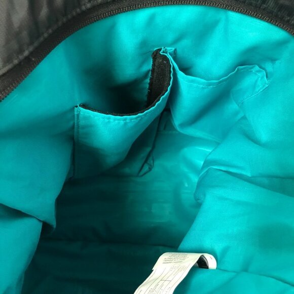 OAKLEY Black & Turquoise Athletic Gym Tote Shoulder Bag - Picture 9 of 16